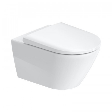 Duravit D-neo Wc wiszący z deską wolnoopadającą 370x540 Biały - 823000_O1