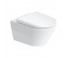 Duravit D-neo Wc wiszący z deską wolnoopadającą 370x540 Biały - 823000_O1