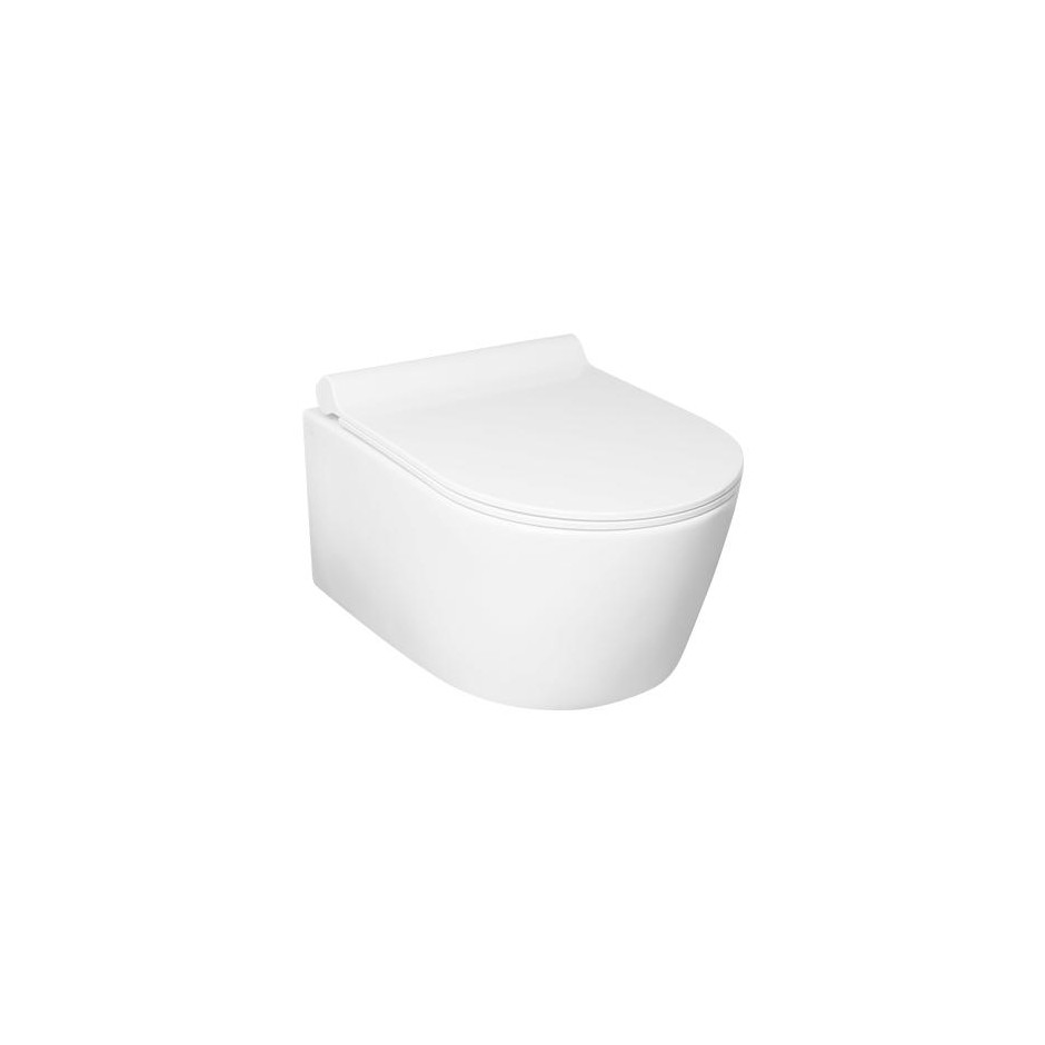 HushLab Level Perfect miska WC wisząca bezrantowa z deską wolnoopadającą (zestaw)