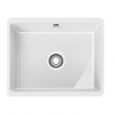 Franke Kubus KBK 110-50 Zlewozmywak do podbudowy 1-komorowy 50,5x38,5 cm Fraceram biały polarny - 833296_O1