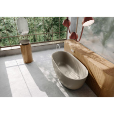 KALDEWEI MEISTERSTÜCK OYO DUO wanna 1630 x 770 x 419 z fabrycznie zamontowanym emaliowanym odpływem typu klik-klak i designerskim przelewem beige 20 - 881761_O1