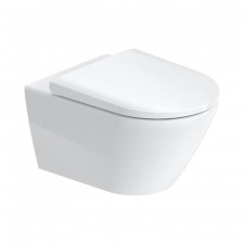 Duravit D-neo Wc wiszący z deską wolnoopadającą 370x540 Biały - 823000_O1