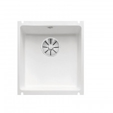 Blanco komora podwieszana ceramiczna SUBLINE 375-U PuraPlus biały połysk bez korka aut. z korkiem InFino - 771457_O1