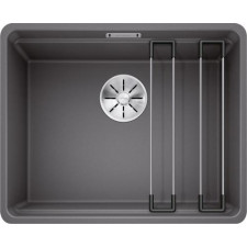 Blanco Etagon 500-F zlewozmywak wbudowany Silgranit PuraDur Szarość skały, InFino, szyny - 831136_O1