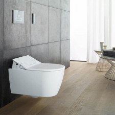 Duravit SensoWash Slim Miska WC Me by Starck + deska myjąca urządzenie do higieny intymnej (611000002004300 + 2529590000) biały - 732154_O1