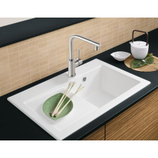Villeroy & Boch Subway, Zlewozmywak jednokomorowy 78x51 komora prawa, Weiss Alpin Ceramicplus - 467744_O1