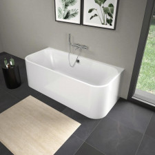 IH Selection by Duravit Happy D.2 Wanna Wersja przyścienna ze integrowaną obudową 1800x800 Biały - 466801_O1