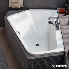 Duravit Paiova Wanna narożna lewa 177x130x44, do zabudowy, akryl sanitarny 5 mm, biała - 570430_O1