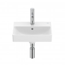 Roca Ona Compacto Umywalka ścienna prostokątna mała Compacto 40x32 cm biały - 846108_O1