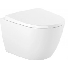 Roca Ona miska wc podwieszana rimless 48 cm krótka - 846138_O1