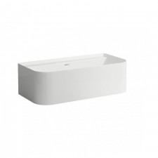 Laufen Sonar Wanna przyścienna 160x81,5x46 cm Sentec, biała - 815796_O1
