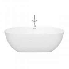 HushLab Bowls Pure wanna wolnostojąca 170x78 biała połysk - 739489_O1