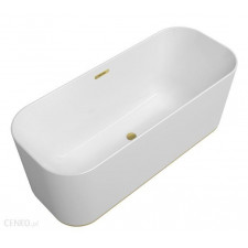 Villeroy & Boch Finion Wanna 1700 x 700 mm wolnostojąca, bez rantu, z zamontowanym wstępnie zaworem push-to-open i przelewem, z pierścieniem dekoracyjnym i funkcją Emotion, Gold - 796407_O1