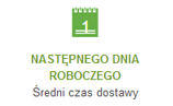 Średni czas dostawy następnego dnia roboczego ceneo.pl